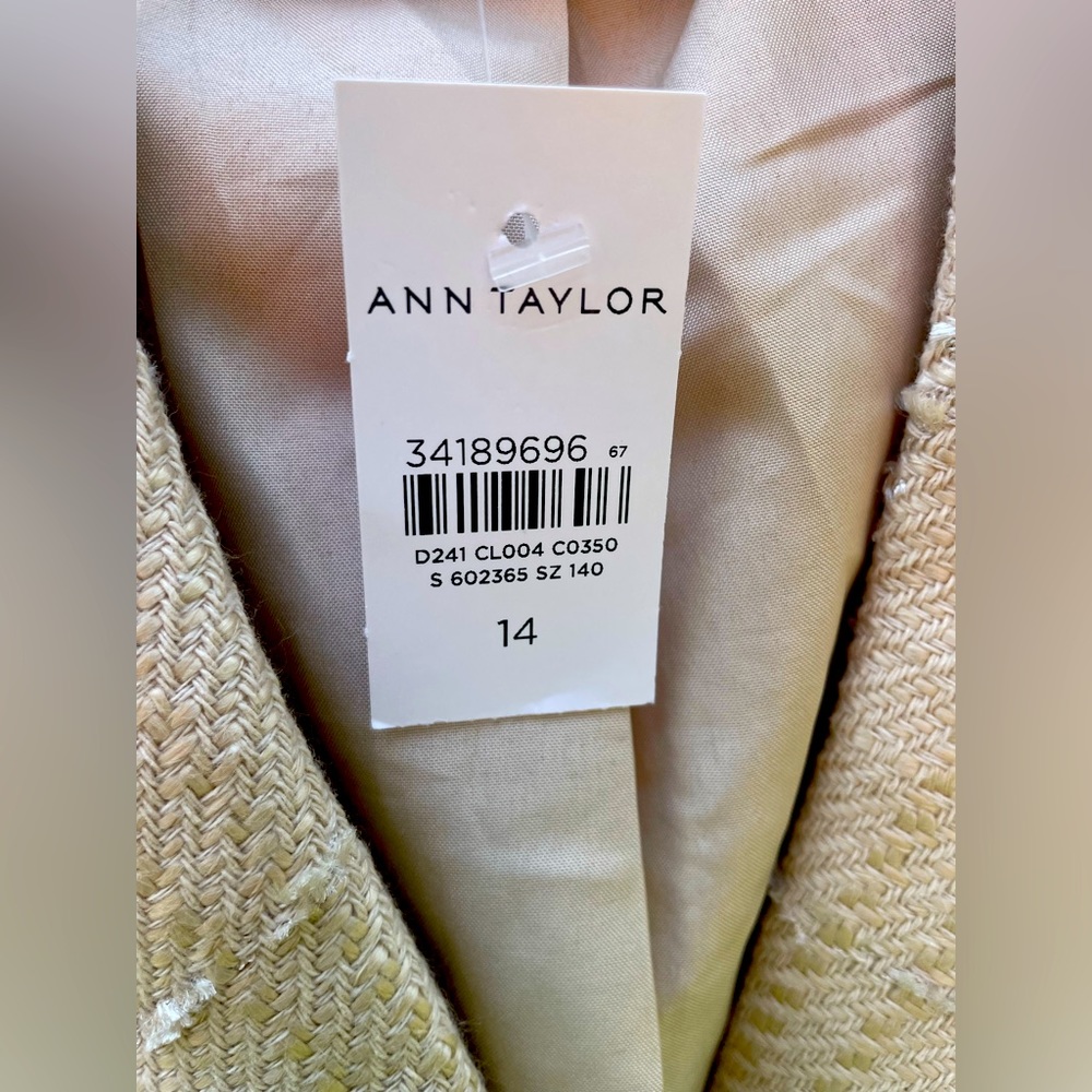 Tweed Double Breasted Blazer